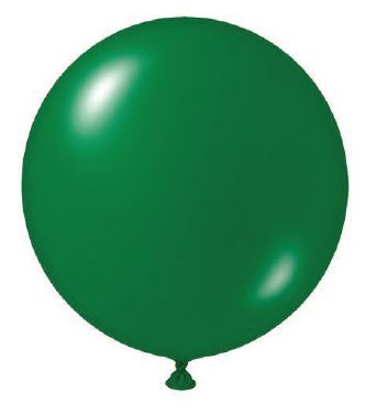 BALAO LATEX REDONDO LISO N°5 VERDE ESCURO 50UN REGINA