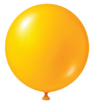 BALAO LATEX REDONDO LISO N°9 AMARELO OURO 50UN REGINA