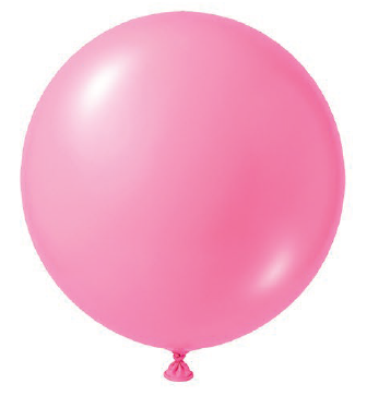 BALAO LATEX REDONDO LISO N°9 ROSA 50UN REGINA