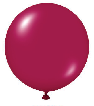 BALAO LATEX REDONDO LISO N°9 VINHO 50UN REGINA
