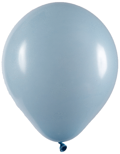 BALAO LATEX REDONDO N°12 AZUL CLARO 50UN ART LATEX