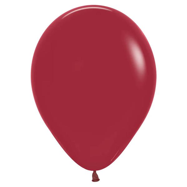 BALAO LATEX REDONDO Nº12 FASHION SOLID MERLOT UN CROMUS
