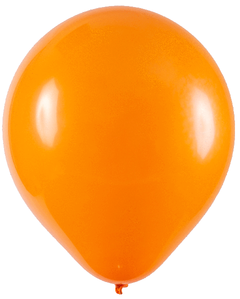 BALAO LATEX REDONDO N°12 LARANJA 50UN ART LATEX