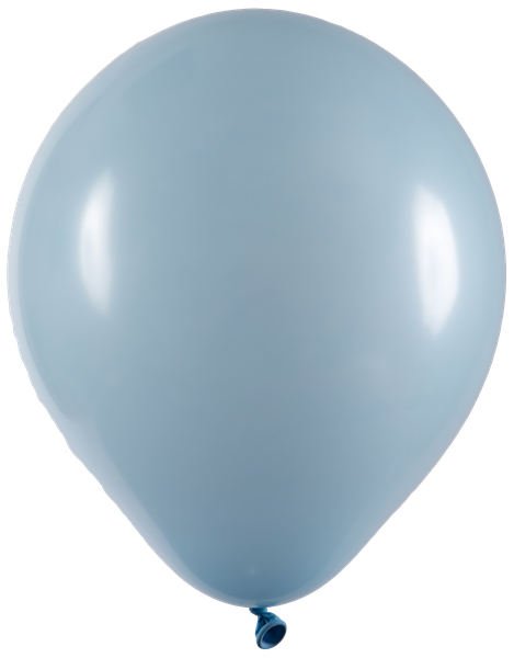 BALAO LATEX REDONDO N°16 AZUL CLARO 12UN ART LATEX