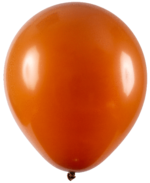 BALAO LATEX REDONDO N°16 CARAMELO 12UN ART LATEX