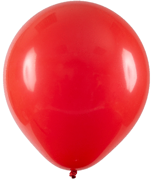 BALAO LATEX REDONDO N°16 VERMELHO 12UN ART LATEX