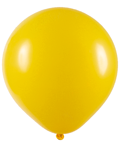 BALAO LATEX REDONDO N°5 AMARELO 50UN ART LATEX