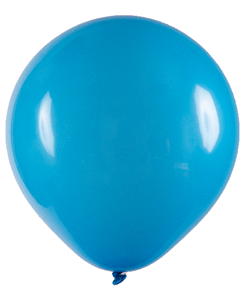 BALAO LATEX REDONDO N°5 AZUL CELESTE 50UN ART LATEX