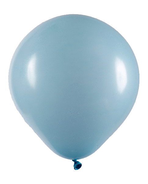 BALAO LATEX REDONDO N°5 AZUL CLARO 50UN ART LATEX