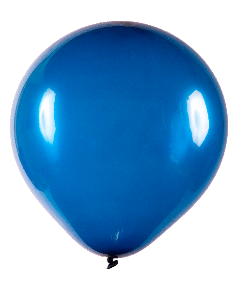 BALAO LATEX REDONDO N°5 AZUL MARINHO 50UN ART LATEX