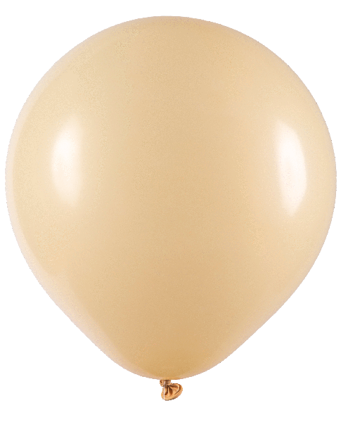 BALAO LATEX REDONDO N°5 BEGE 50UN ART LATEX