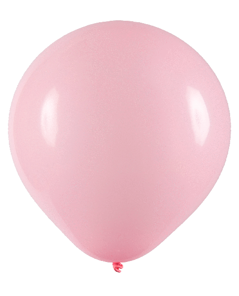 BALAO LATEX REDONDO N°5 ROSA CLARO 50UN ART LATEX