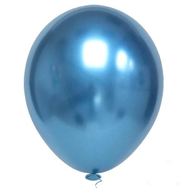 BALAO LISO CROMADO Nº12 AZUL 25UN FESTBALL