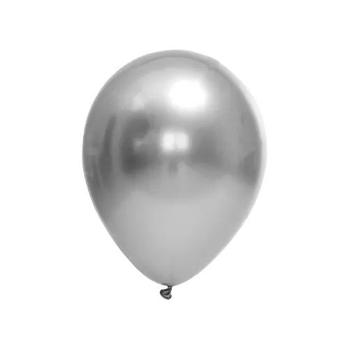 BALAO LISO CROMADO Nº12 PRATA 25UN FESTBALL