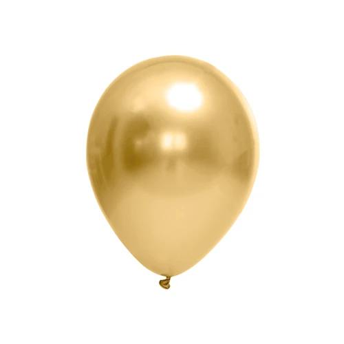 BALAO LISO CROMADO Nº16 OURO 12UN FESTBALL