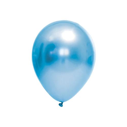 BALAO LISO CROMADO Nº5 AZUL 25UN FESTBALL