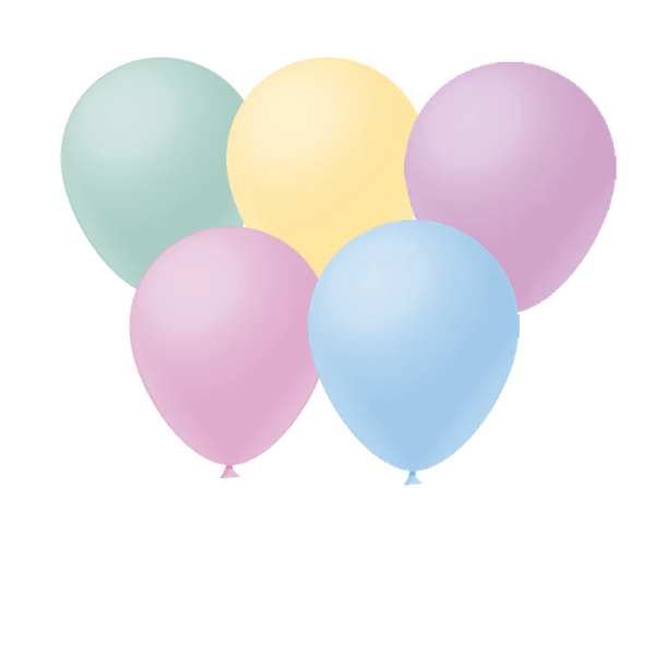 BALAO LISO Nº9 CANDY SORTIDO 50UN FESTBALL