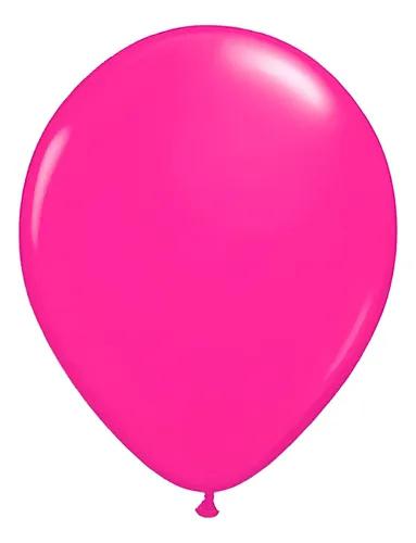 BALAO LISO NEON Nº12 PINK 25UN FESTBALL