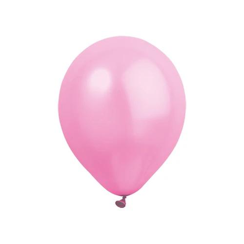 BALAO LISO PEROLIZADO Nº12 ROSA CANDY 25UN FESTBALL