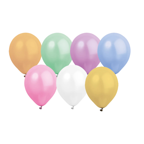 BALAO LISO PEROLIZADO Nº5 SORTIDO CANDY 50UN FESTBALL