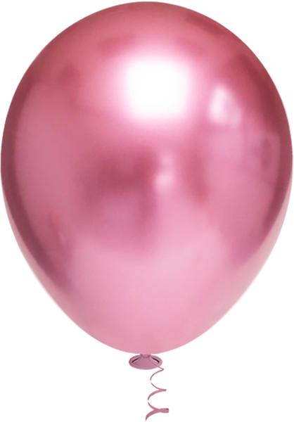 BALAO LISO PLATINO Nº5 ROSA 25UN RIBERBALL