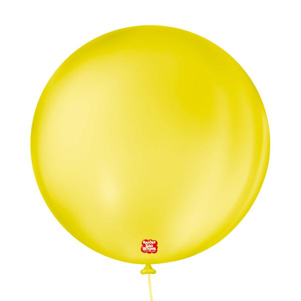 BALAO LISO RED Nº05 AMARELO CITRINO 50UN SAO ROQUE