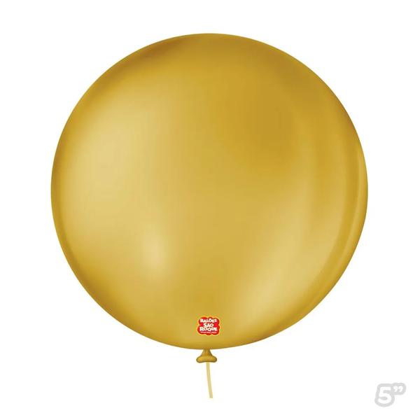 BALAO LISO RED Nº05 AMARELO OCRE 50UN SAO ROQUE