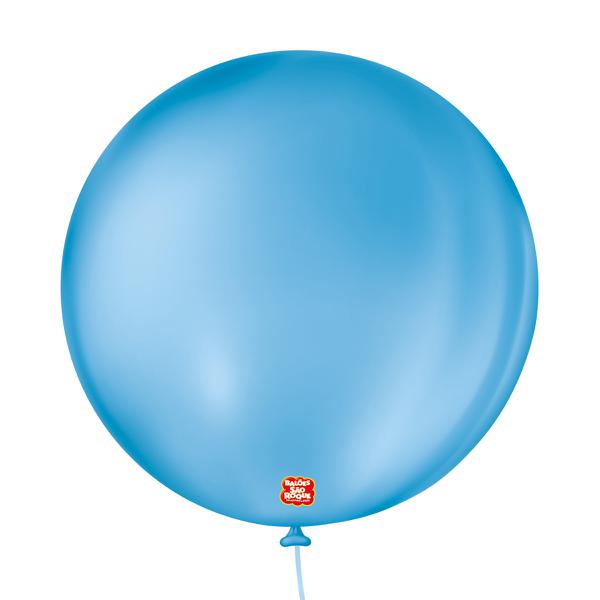 BALAO LISO RED Nº05 AZUL TURQUESA 50UN SAO ROQUE