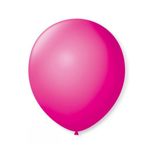 BALAO LISO RED Nº05 ROSA SHOCK 50UN SAO ROQUE