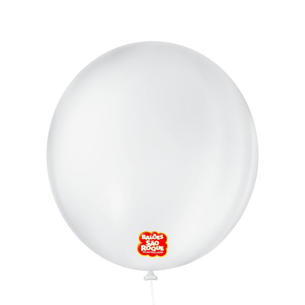 BALAO LISO REDONDO Nº09 BRANCO POLAR 50UN SAO ROQUE