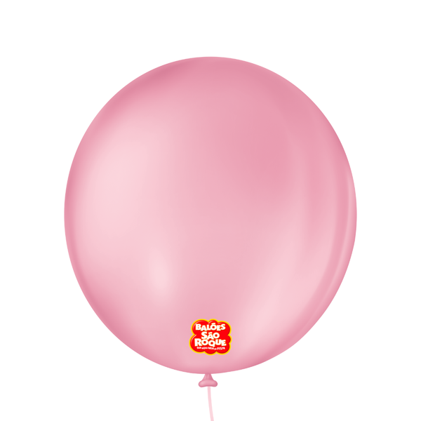 BALAO LISO REDONDO Nº09 ROSA TUTTI FRUTTI 50UN SAO ROQUE