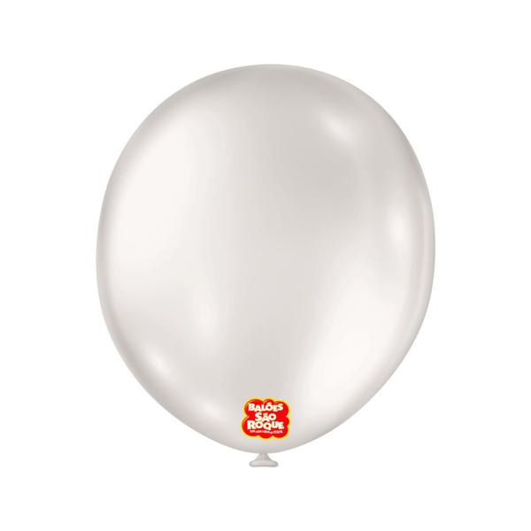BALAO REDONDO Nº16 BRANCO PEROLA 10UN SAO ROQUE