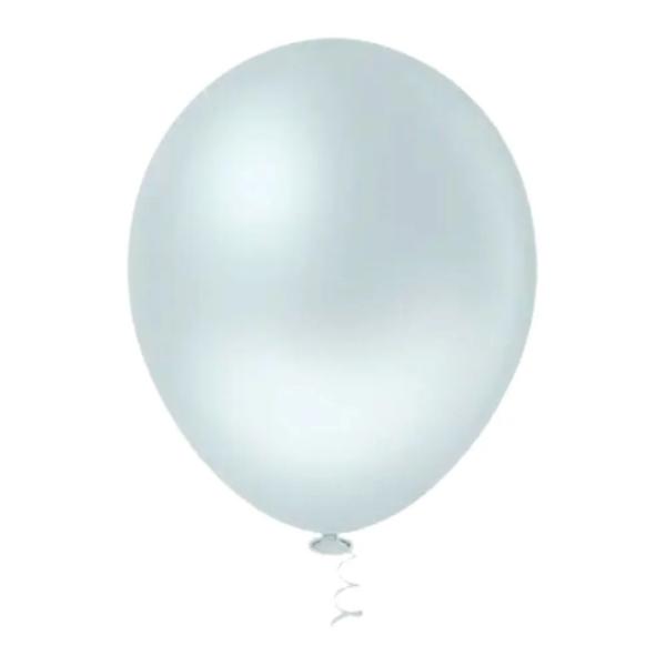BALAO LISO REDONDO Nº05 AZUL CANDY 50UN PIC PIC