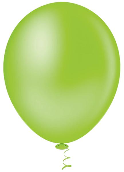 BALAO LISO REDONDO Nº05 VERDE LIMAO 50UN PIC PIC