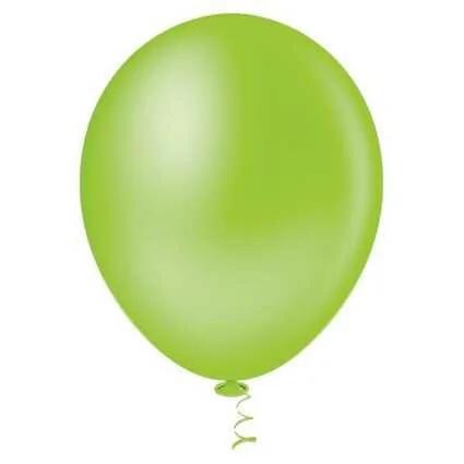 BALAO LISO REDONDO Nº05 VERDE LIMAO 50UN PIC PIC