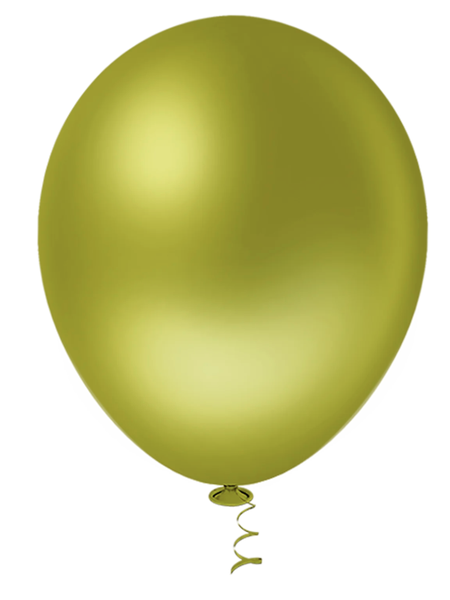 BALAO LISO REDONDO Nº05 VERDE OLIVA 50UN PIC PIC
