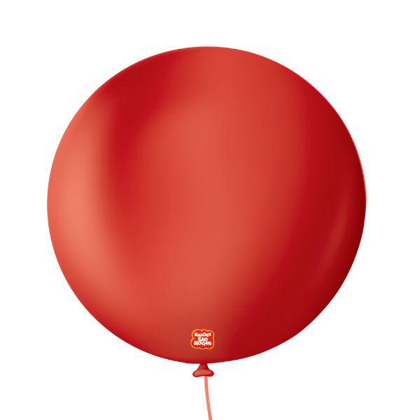 BALAO REDONDO Nº05 VERMELHO CEREJA 50UN SAO ROQUE