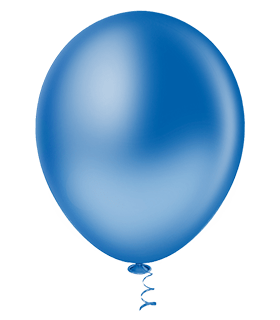 BALAO LISO REDONDO Nº09 GRANFESTA AZUL 50UN PIC PIC