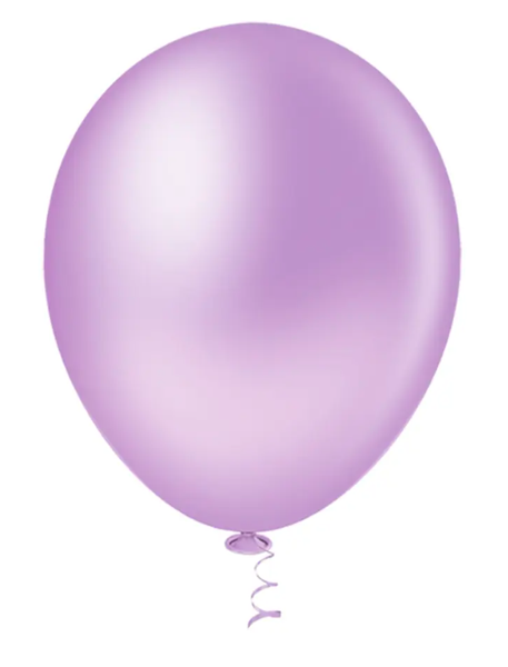 BALAO LISO REDONDO Nº09 GRANFESTA MALVA 50UN RIBERBALL