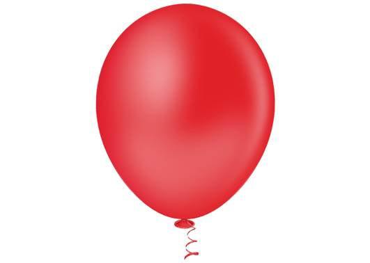 BALAO LISO REDONDO Nº09 GRANFESTA VERMELHO 50UN PIC PIC