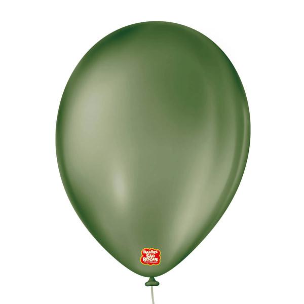 BALAO LISO REDONDO Nº09 VERDE EUCALIPTO 50UN SAO ROQUE