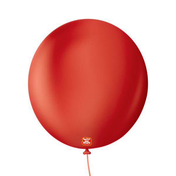 BALAO REDONDO Nº09 VERMELHO CEREJA 50UN SAO ROQUE