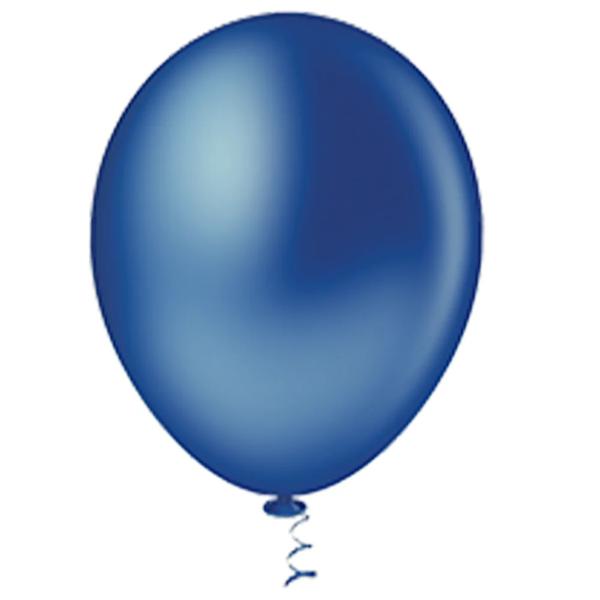 BALAO LISO REDONDO Nº12 AZUL 12UN PIC PIC