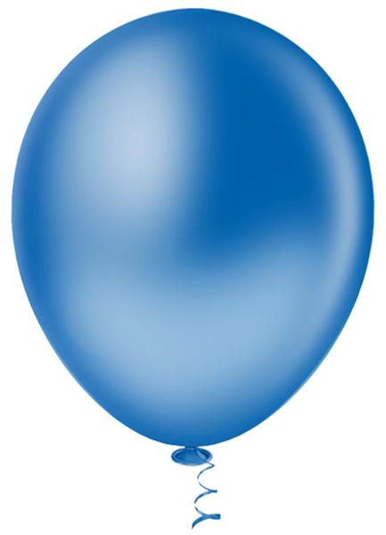 BALAO LISO REDONDO Nº12 AZUL 25UN PIC PIC