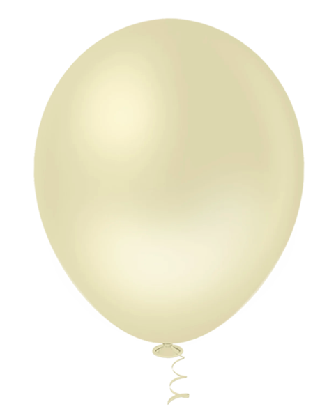 BALAO LISO REDONDO Nº16 AMARELO CANDY 12UN PIC PIC