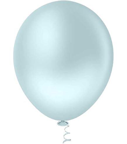 BALAO LISO REDONDO Nº16 AZUL CANDY 12UN PIC PIC