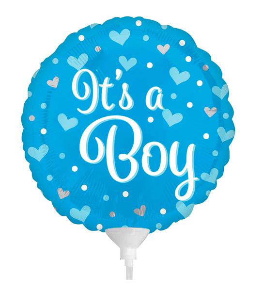 BALAO METALIZADO 10" BABY BOY UN CELEBRATOON