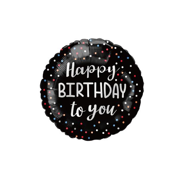 BALAO METALIZADO 10" HAPPY BIRTHDAY TO YOU UN CELEBRATOON