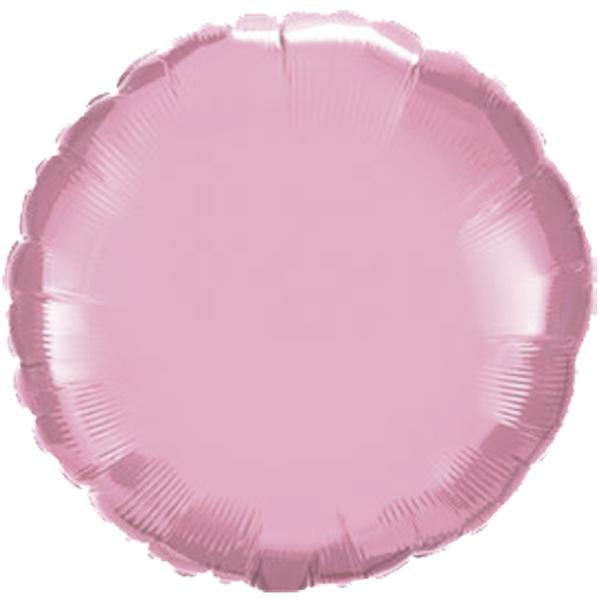 BALAO METALIZADO 10" REDONDO ROSA BEBE UN CELEBRATOON