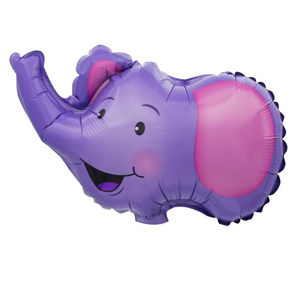 BALAO METALIZADO 14" CABECA DE ELEFANTE UN CELEBRATOON